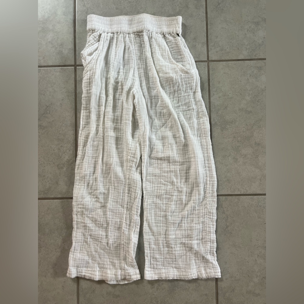 Rip Curl White Linen Pants